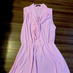 Purple chiffon dress